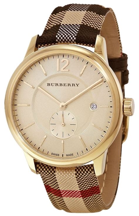 burberry mens watch 42 mm gold|burberry automatic watches unisex.